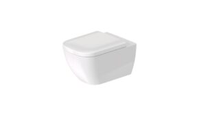 Duravit Happy D.2 Wall Mounted 54cm Durafix Pan with SoftClose Seat Rimless® and with HygieneGlaze