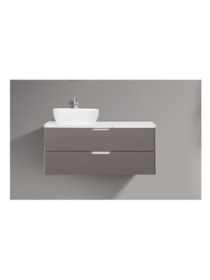 Trento 1200mm Double Drawer Wall-hung Bathroom Vanity-Misty Grey