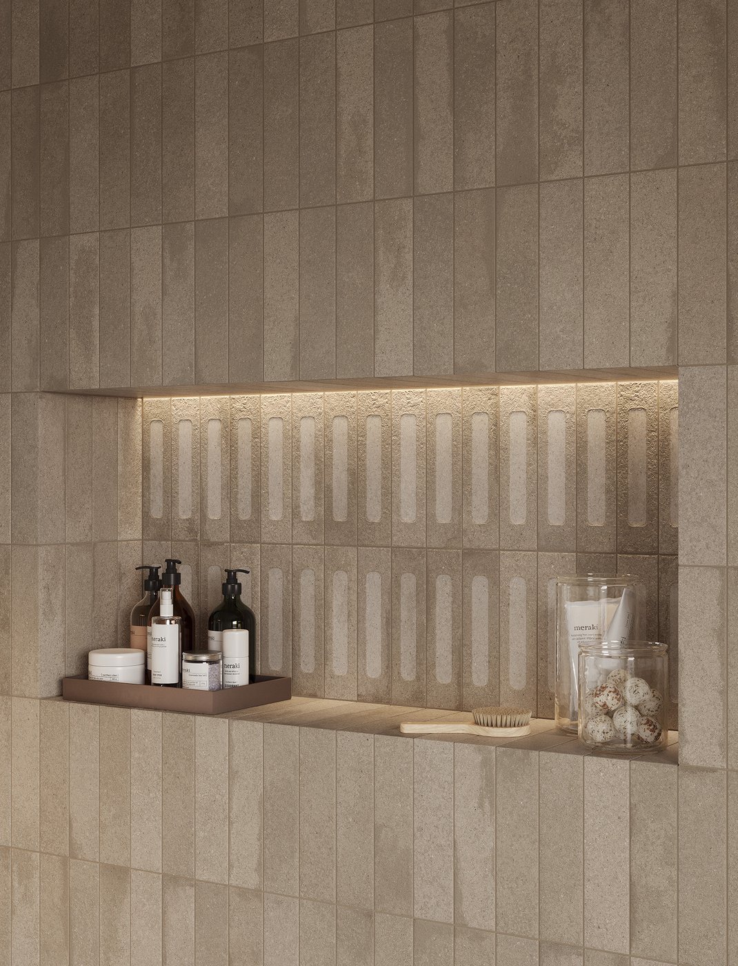 Fornace Verde Muschio Porcelain Subway Tile 60x240mm - Image 9